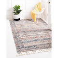 Contemporary Area Rug 9'x12' Multi P49575