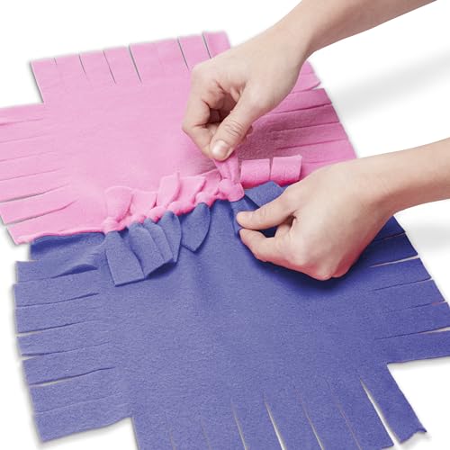 Fleece Quilt No-Sew Craft Kit 48 squares E4176