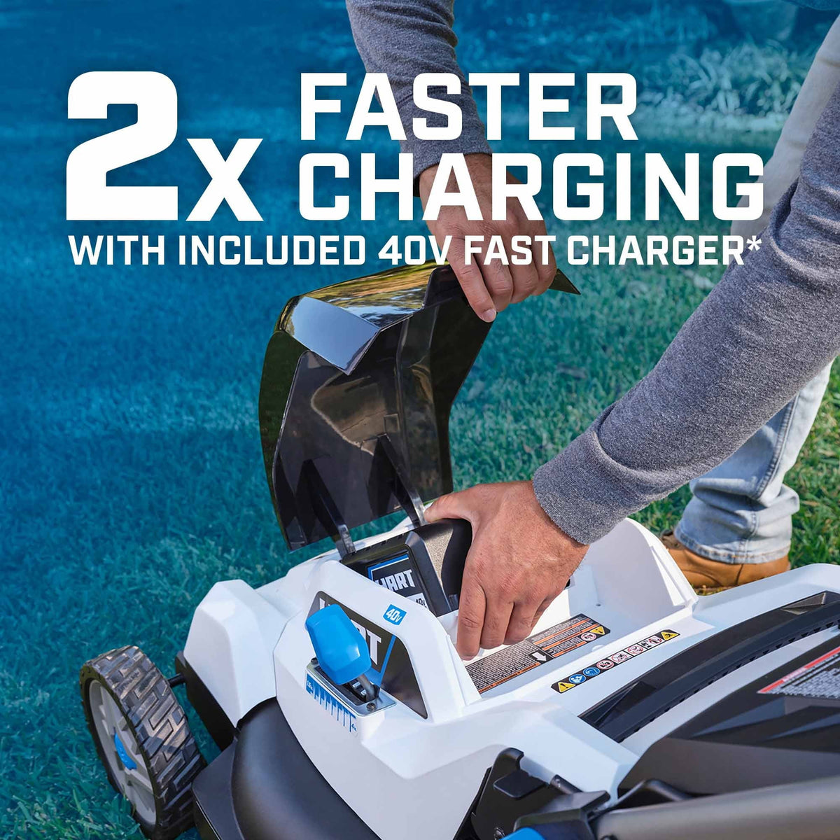 20-inch Cordless Brushless Push Mower Kit G8049