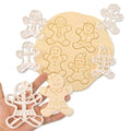 4 Pcs Large Gingerbread Man Cookie Cutter Set D8901