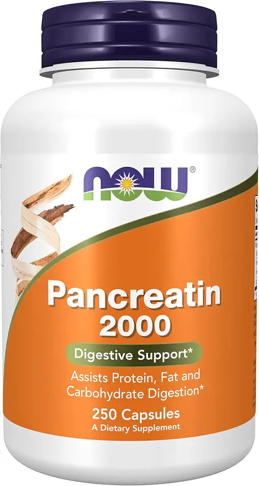 Pancreatin 2000 Digestive Enzymes 250 Capsules S46640