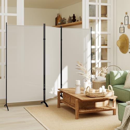 6 Ft Tall Folding Room Divider Z52236