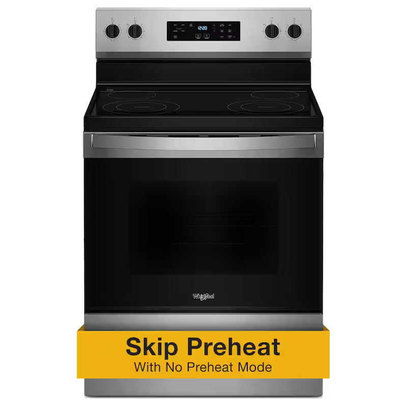 4 Element Freestanding Electric Range in Stainless Steel K438