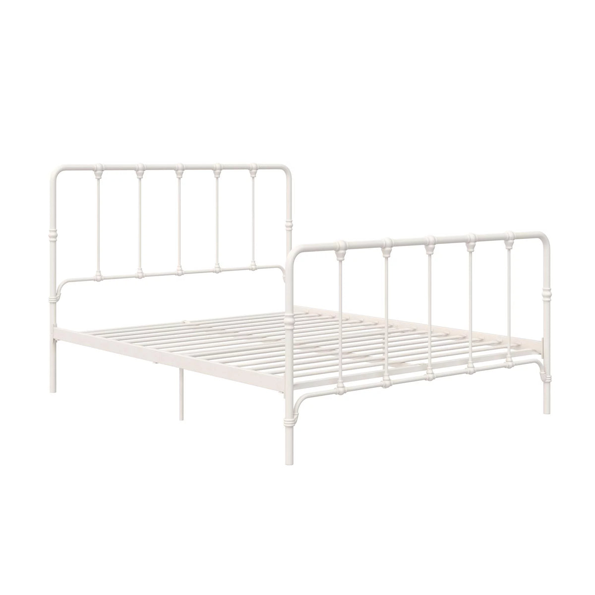 King Gray Metal Bed Z663