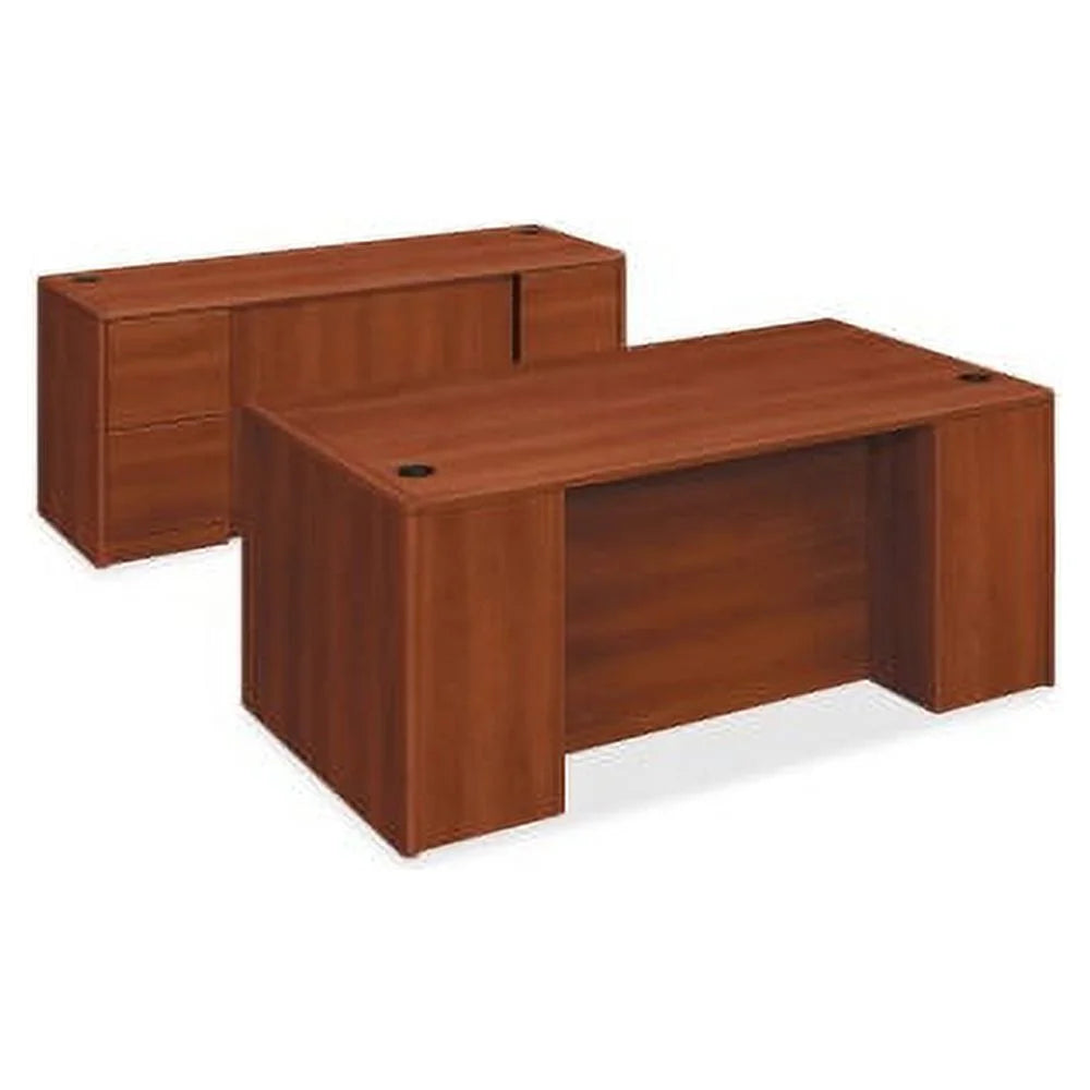 Single Pedestal Desk, Full Right Pedestal, Cognac Q869