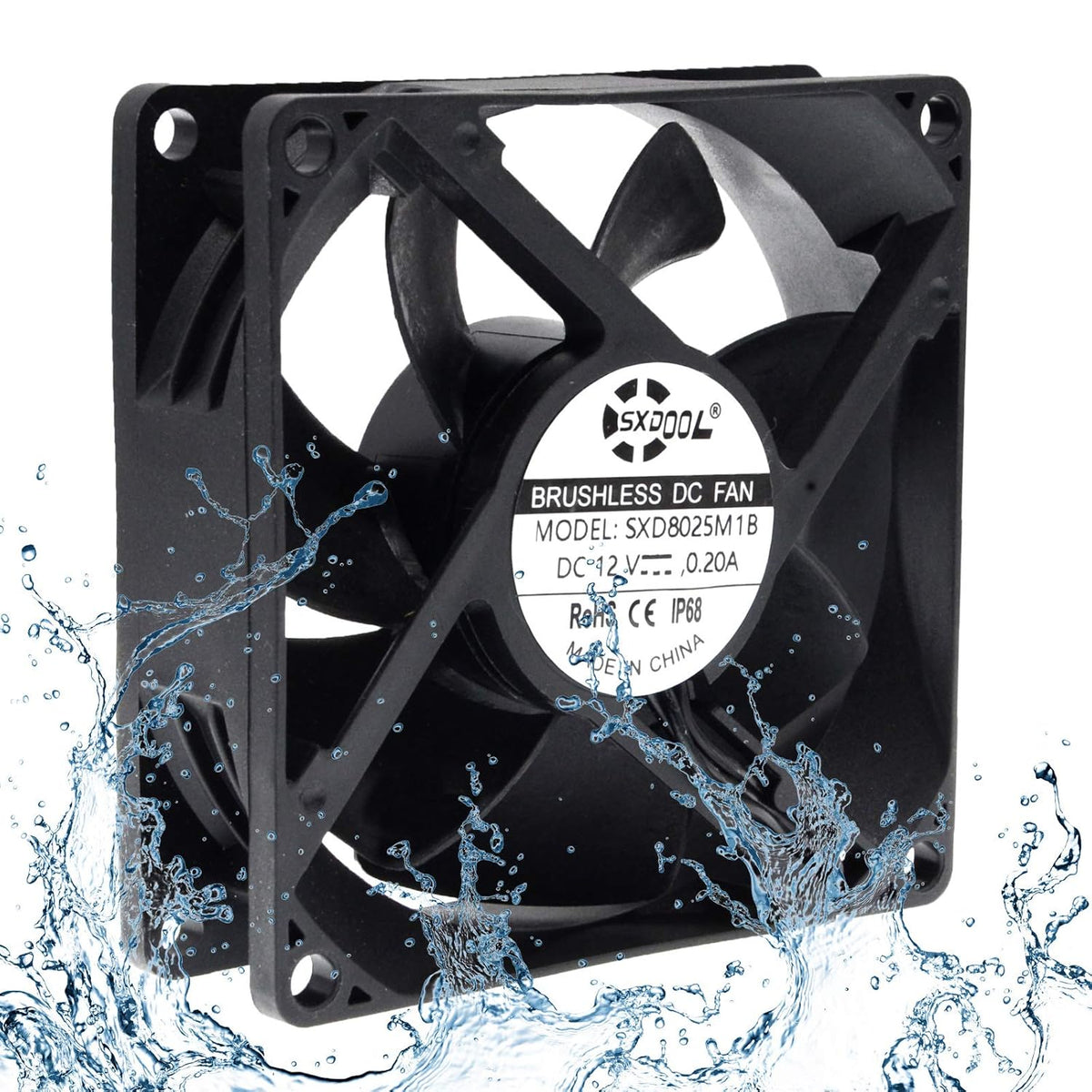 80mm DC 12V Waterproof Cooling Fan N5465