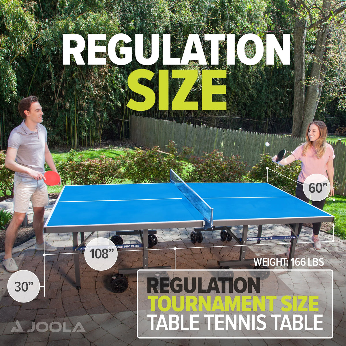 Blue Table Tennis Table with Net Set Q16421