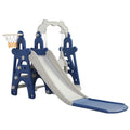 3 in 1 Kids Slide and Swing Set with Basketball Hoops S102222