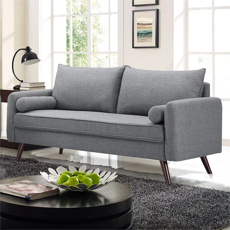 Gray Upholstered Sofa X7365