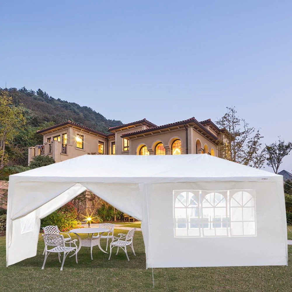 10'x 20' White Party Tent with Sides A933088