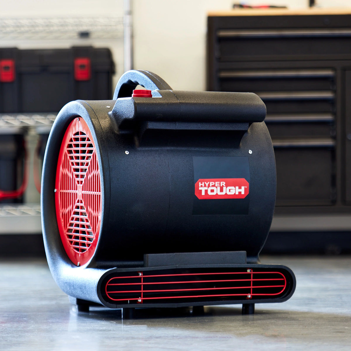 1 HP 3-Speed Utility Fan Air Mover Black Y564