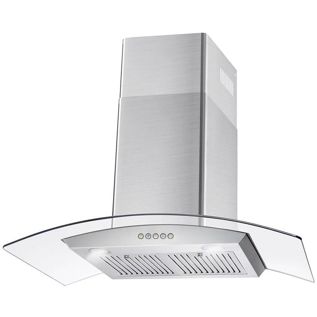 36" 380 CFM Ductless Wall Mount Range Hood in Stainless Steel C30206