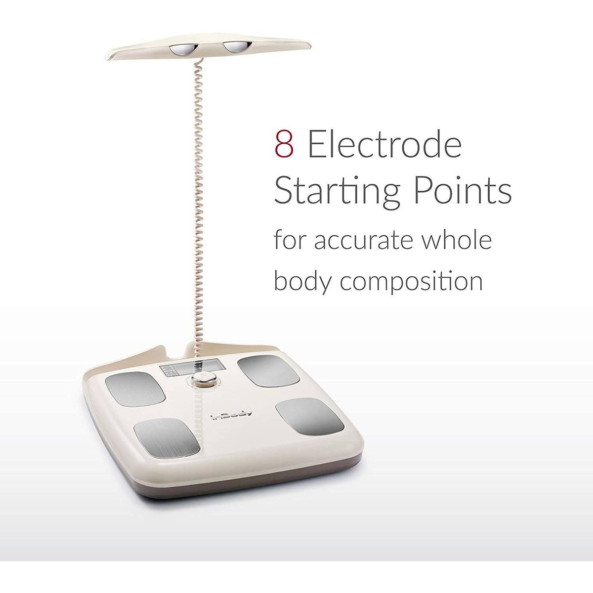 Beige Smart Full Body Composition Analyzer Scale W956372