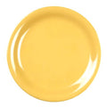 Yellow 6 1/2x22 Narrow Rim Plate, Pack of 6 B125506
