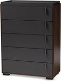 5-Drawer Wood Chest O186