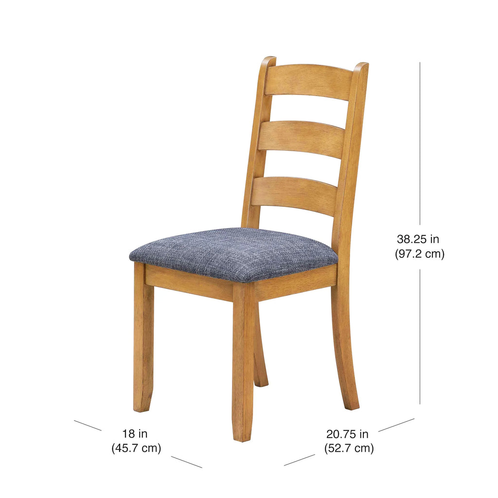 2 Pack Light Honey Finish Dining Chairs K359986