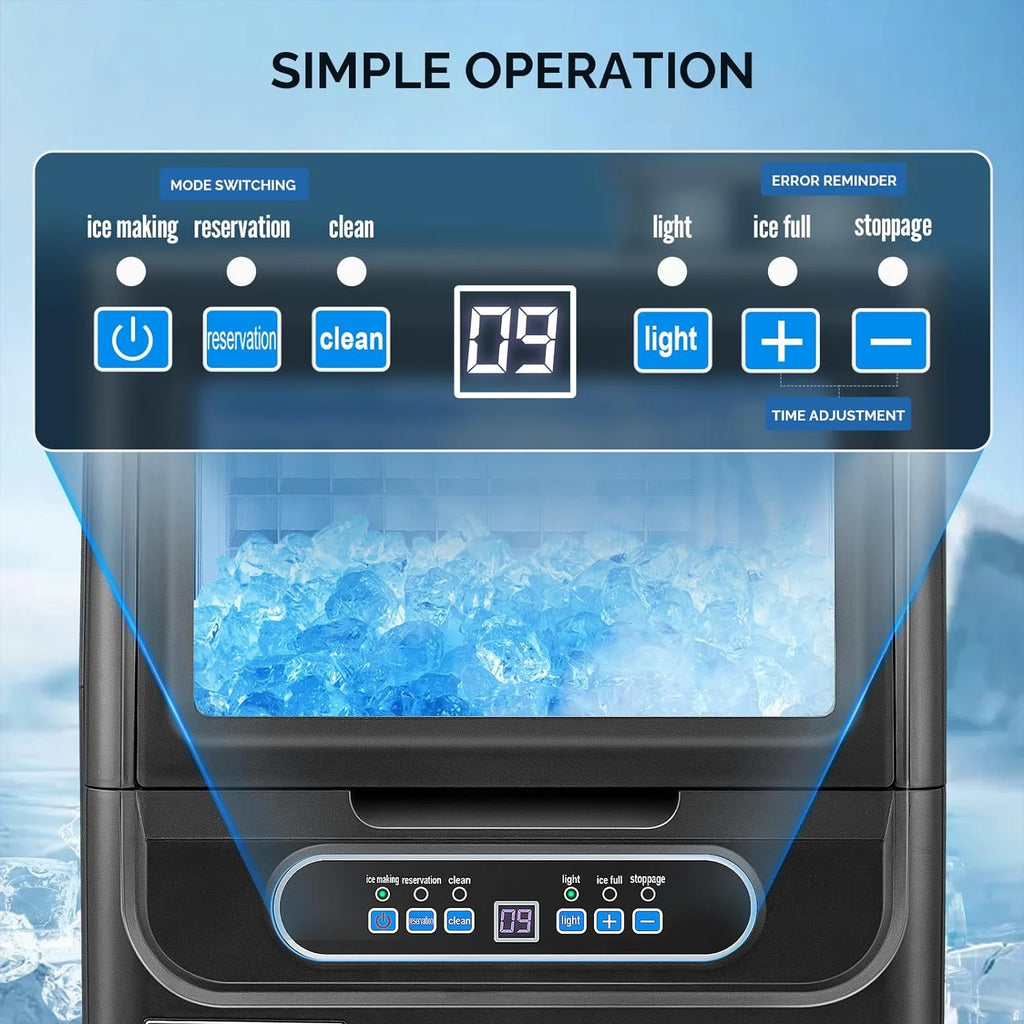 Commercial Ice Maker with 11lbs Storage Capacity B312