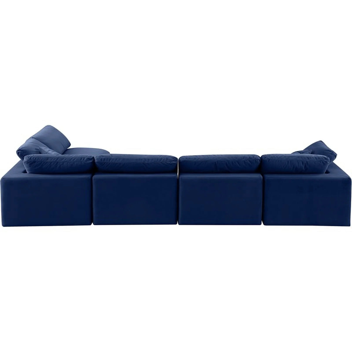 Navy Velvet Modular Sectional E68791