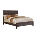 King Panel Bed in Rustic Brown N190