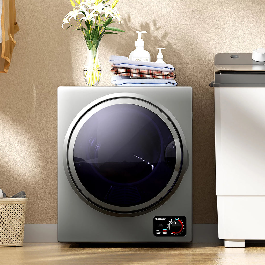 Compact Electric Laundry Dryer Stainless Steel Wall Mounted 1.5 cu.ft. J7405