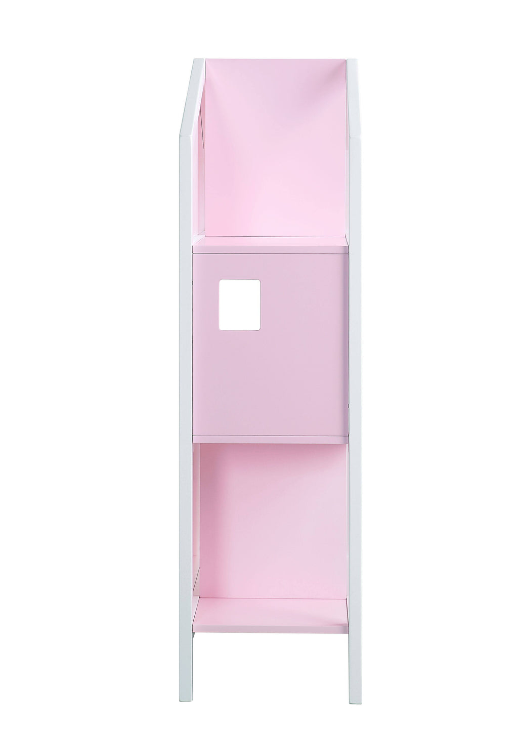 White Pink Wood Bookcase H8590