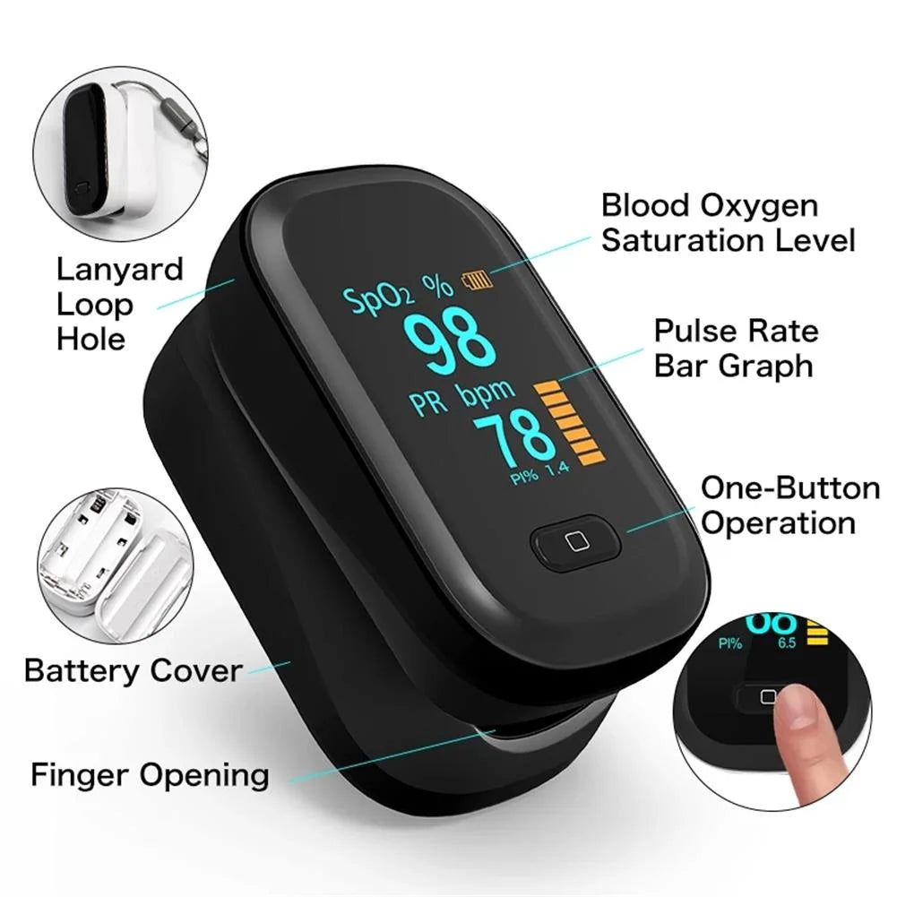 Portable OLED Pulse Oximeter Blood Oxygen Saturation Monitor K983091