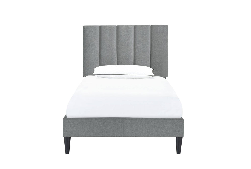 Vertical Channeled Platform Bed P554345