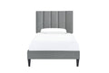 Vertical Channeled Platform Bed P554345