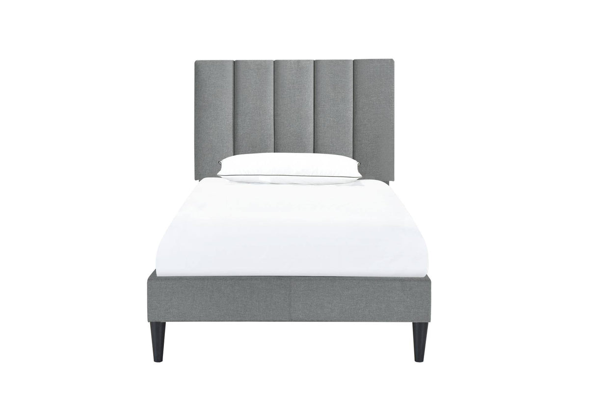 Vertical Channeled Platform Bed P554345
