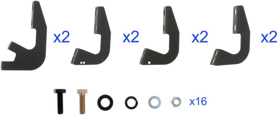 Running Boards 6in Double Cab R12568