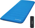 Self Inflating Insulated Camping Sleeping Pad Blue B41438