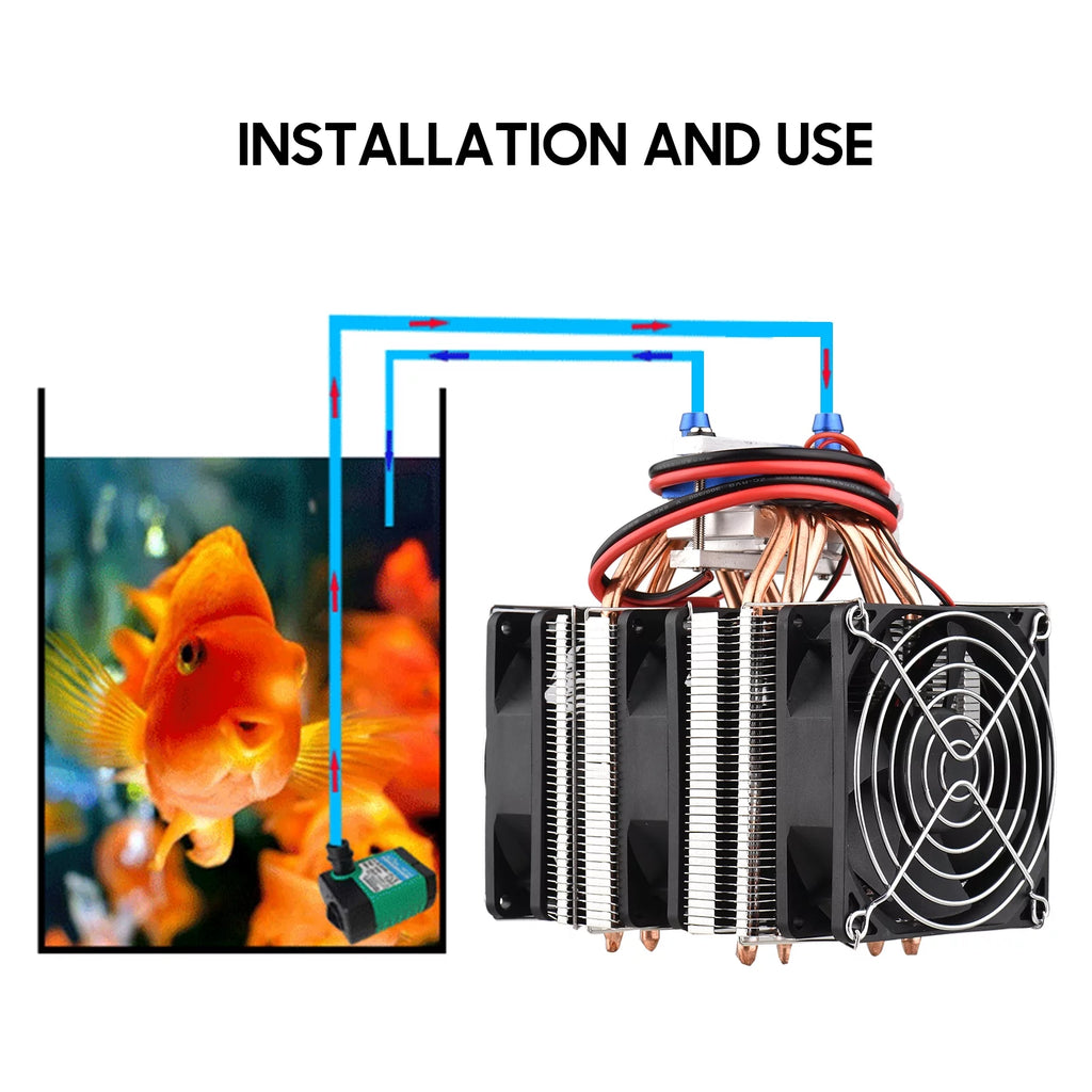 180W Semiconductor Refrigeration Fish Tank Chiller L692
