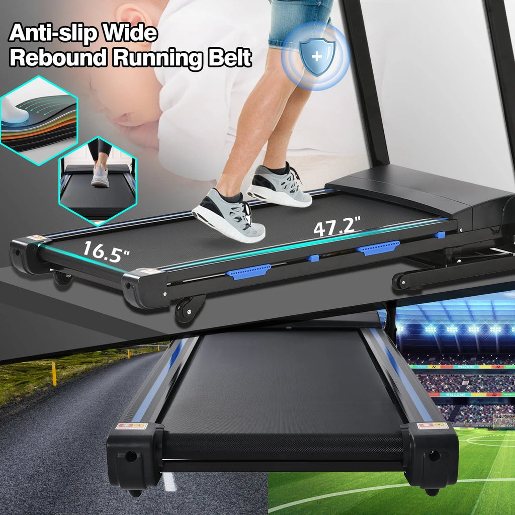 3.5HP Foldable Electric Treadmill with Incline S723
