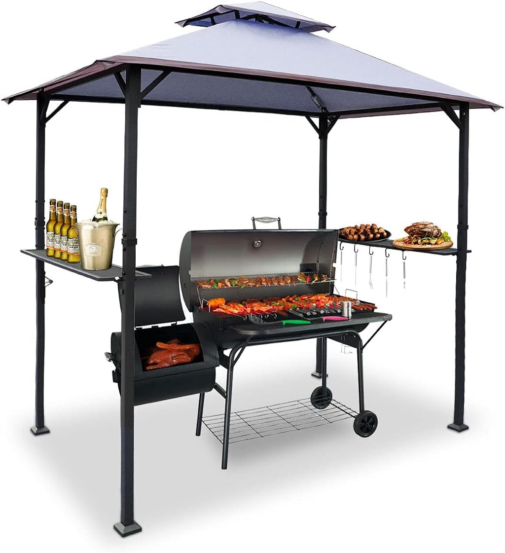 8'x5' Grill Gazebo BBQ Patio Shelter Canopy Y704