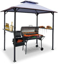 8'x5' Grill Gazebo BBQ Patio Shelter Canopy Y704
