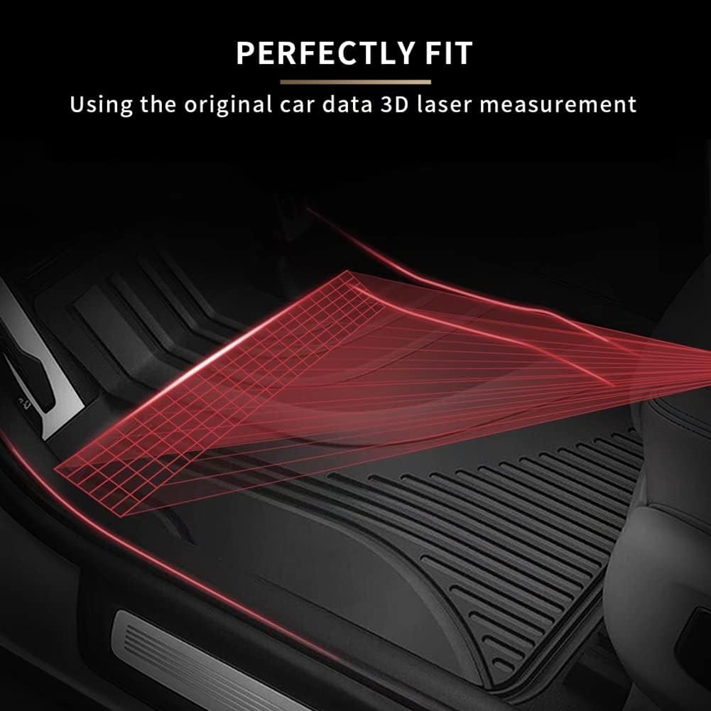 TPE All Weather Car Floor Mats Full Set 1st & 2nd Row N96745