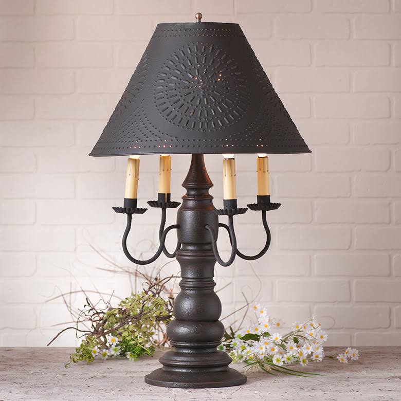 White Lamp with Shade E5830