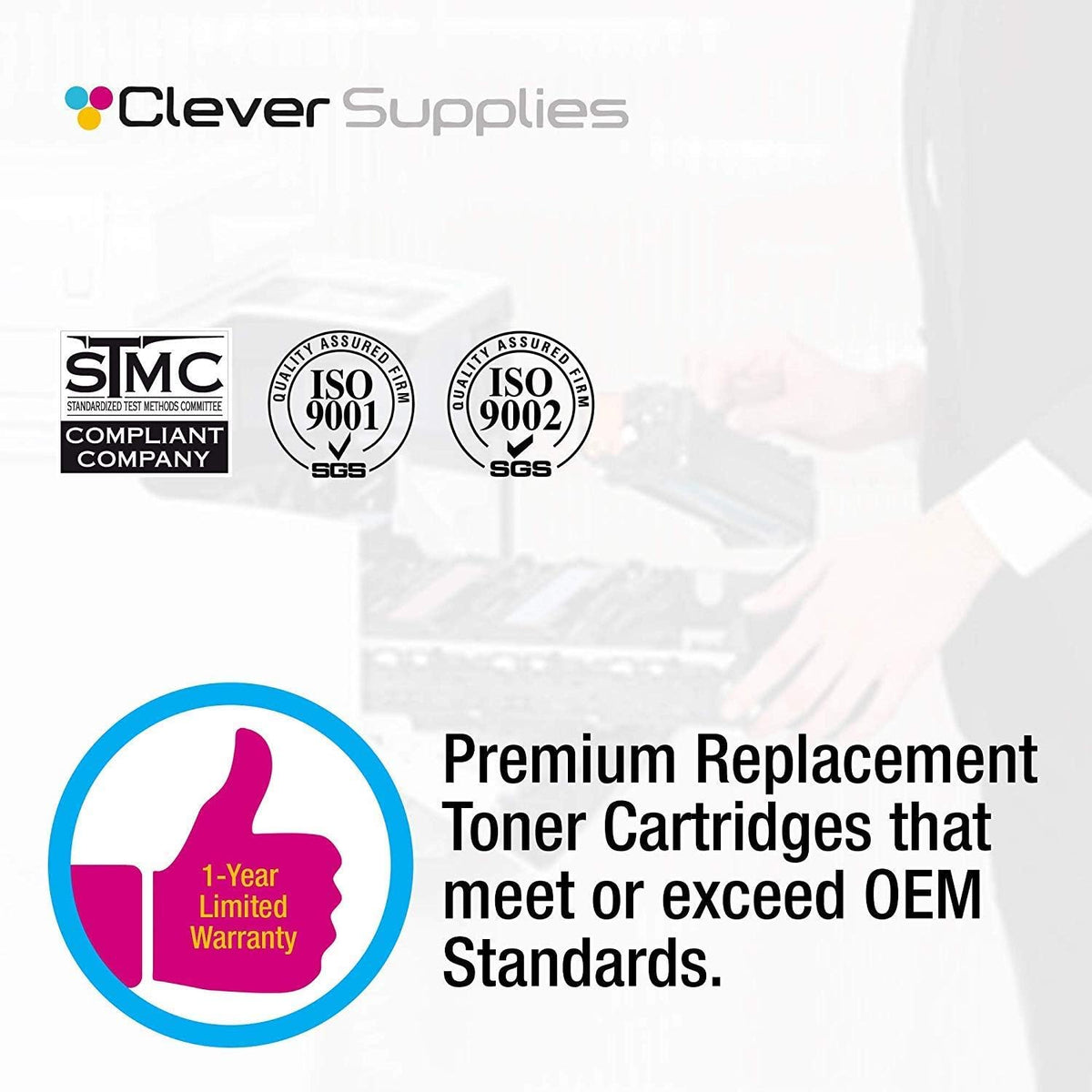 Cyan Magenta Yellow Toner Cartridge 3 Color Set F254070