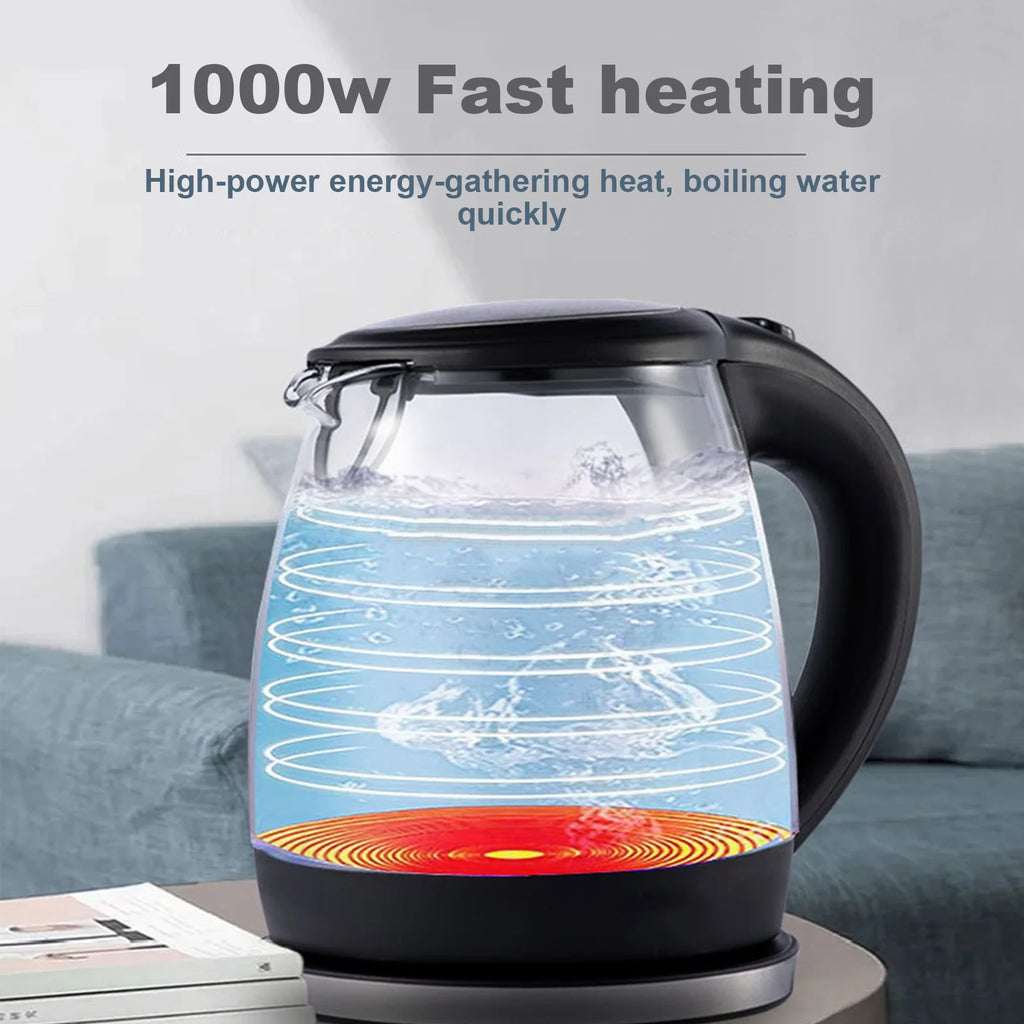 1000W High Borosilicate Glass Electric Kettle U876126