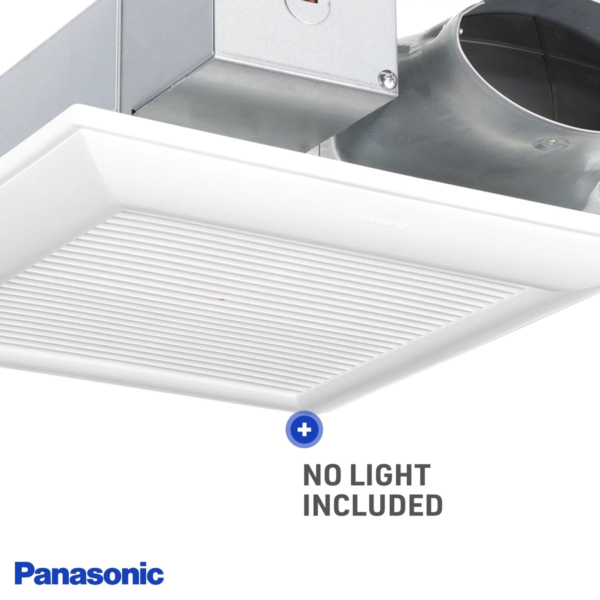 White Ceiling or Wall Exhaust Fan with Condensation Sensor S618296