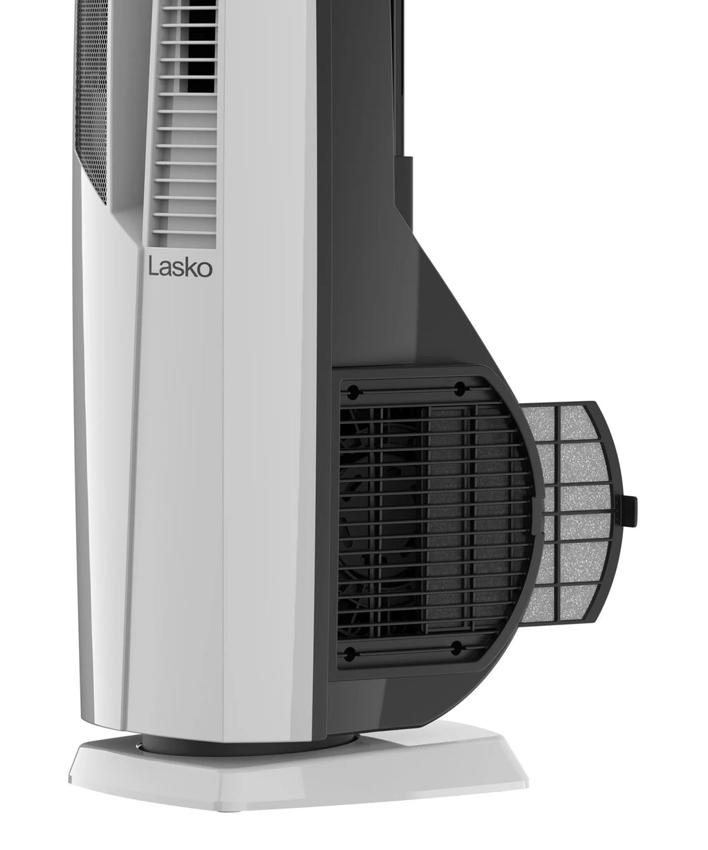 Black High Velocity Fan and Ceramic Space Heater with Remote H803423