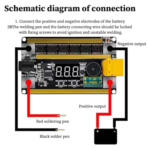 Spot Welder with three working modes for Iron Stainless Steel M846