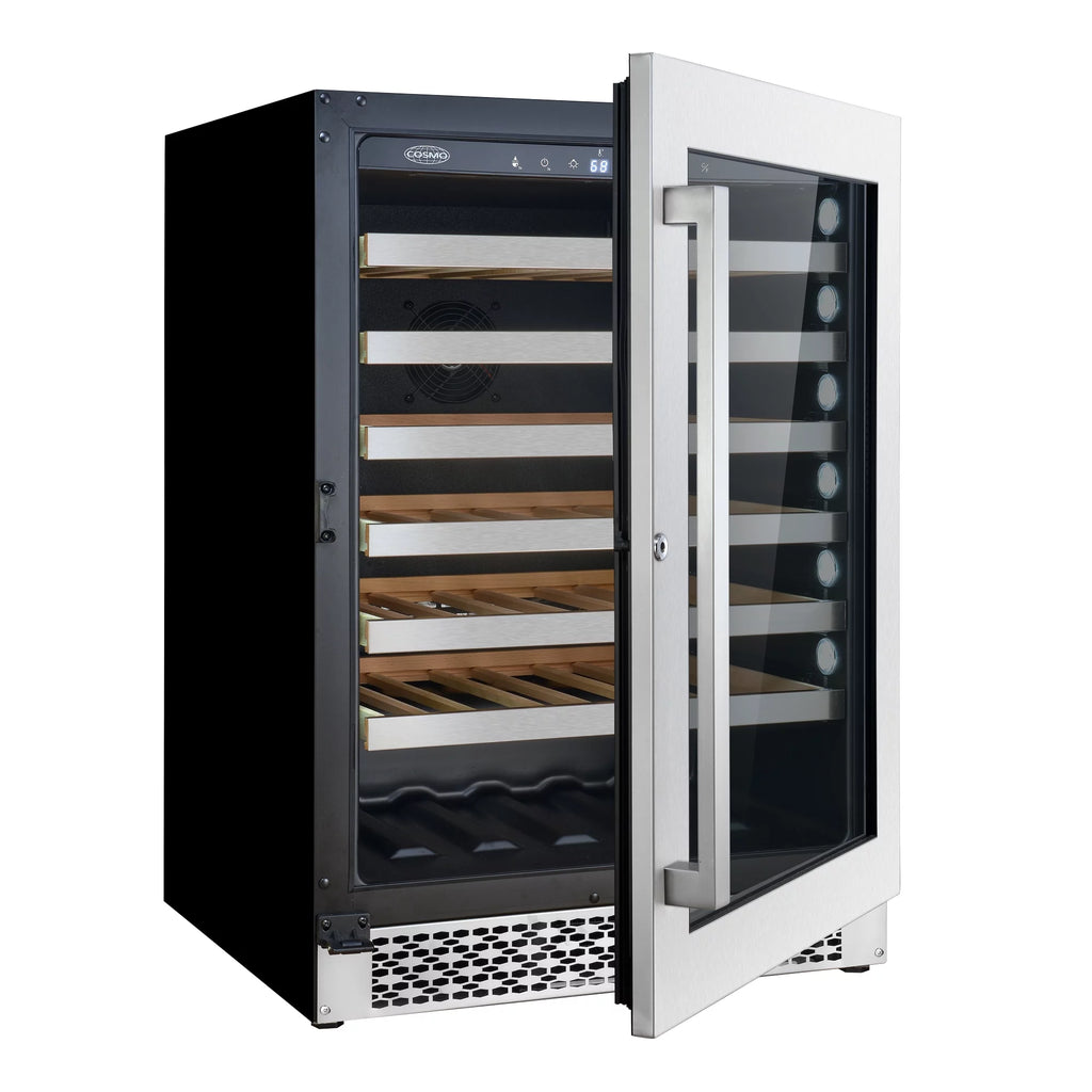 3 Piece Kitchen Appliance Package with Gas Range Range Hood and Wine Refrigerator W493