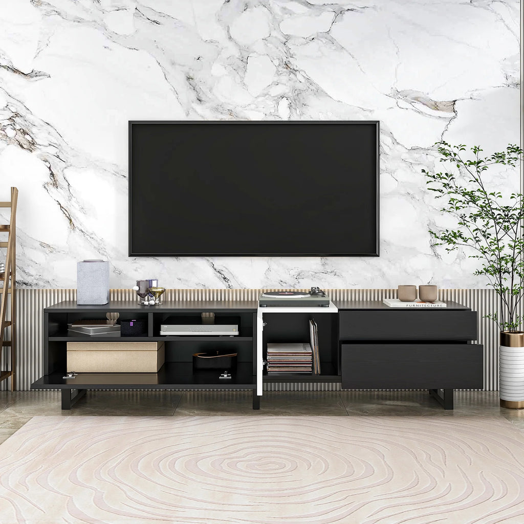 Modern TV Stand with Double Storage Space J57843