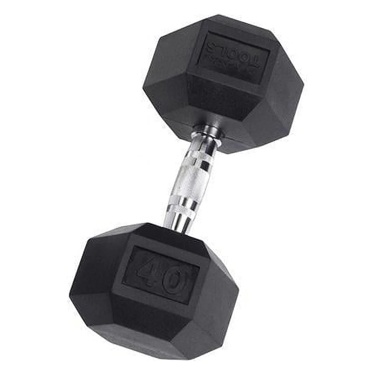 Rubber Coated Hex Dumbbells 35 lb E9082