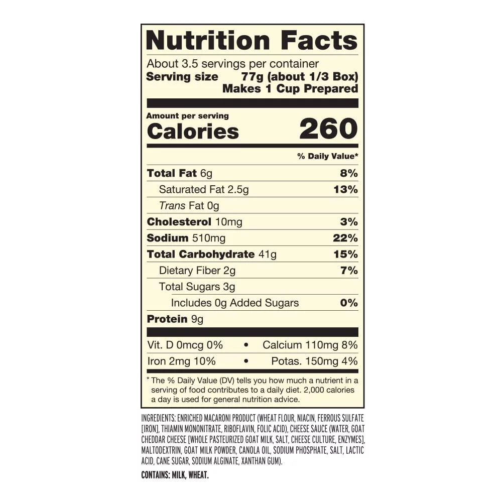 White Cheddar Shells & Cheese 9.5oz Pack of 8 H791239