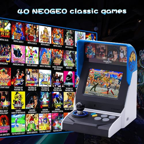 3.5" Screen Mini Arcade Console with 40 Classic Games T9479