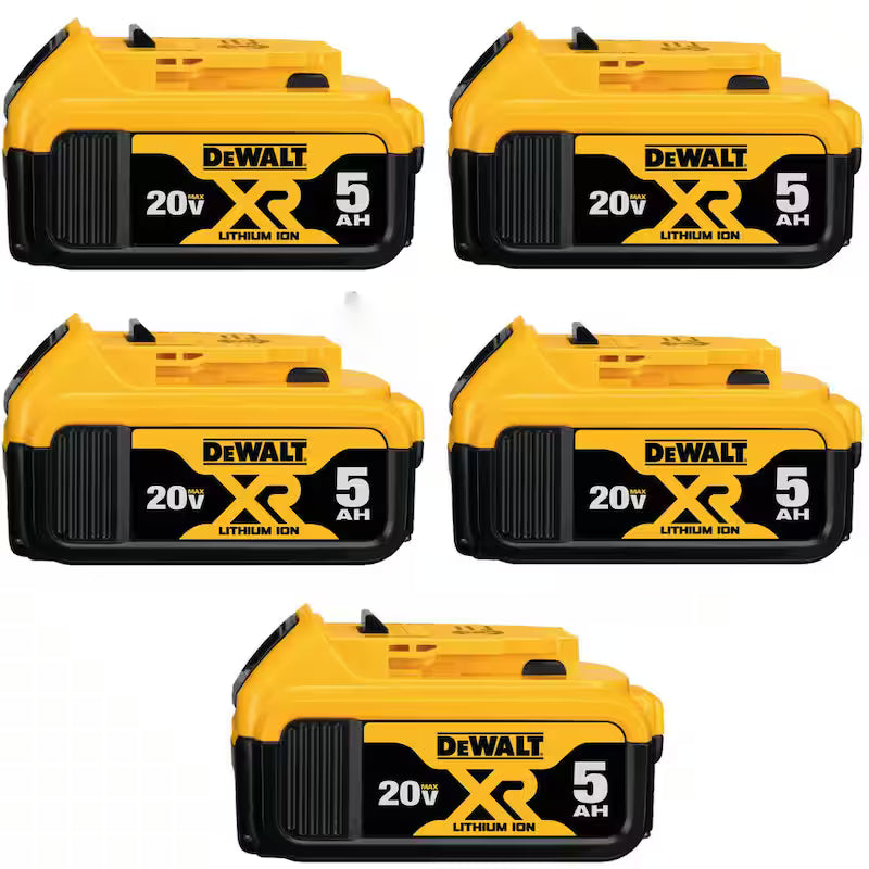 20V MAX Lithium-Ion 5.0Ah Battery 5 Pack G55931