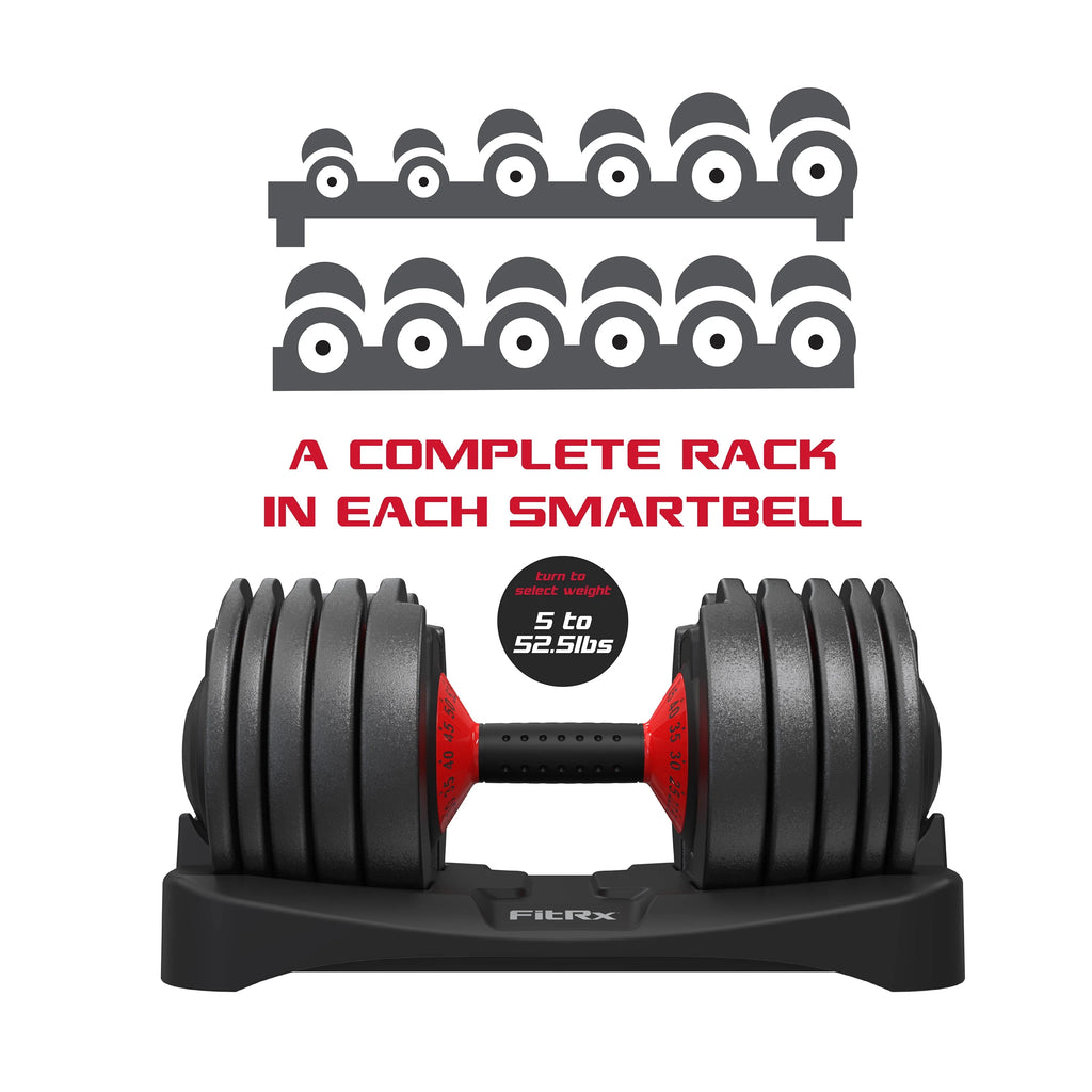 Adjustable Dumbbell 5-52.5 lbs Black O82990