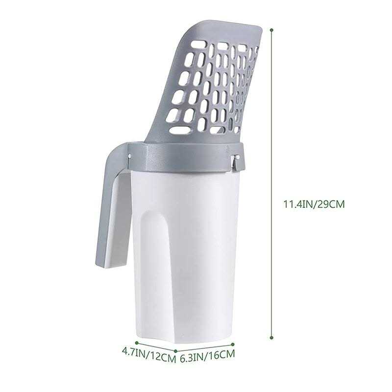 Cat Litter Scoop with Trash Container Y2756